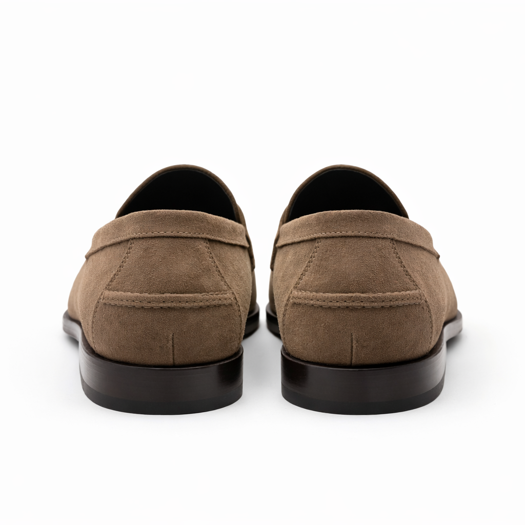 Mocassin Rudolph en veau velours Taupe